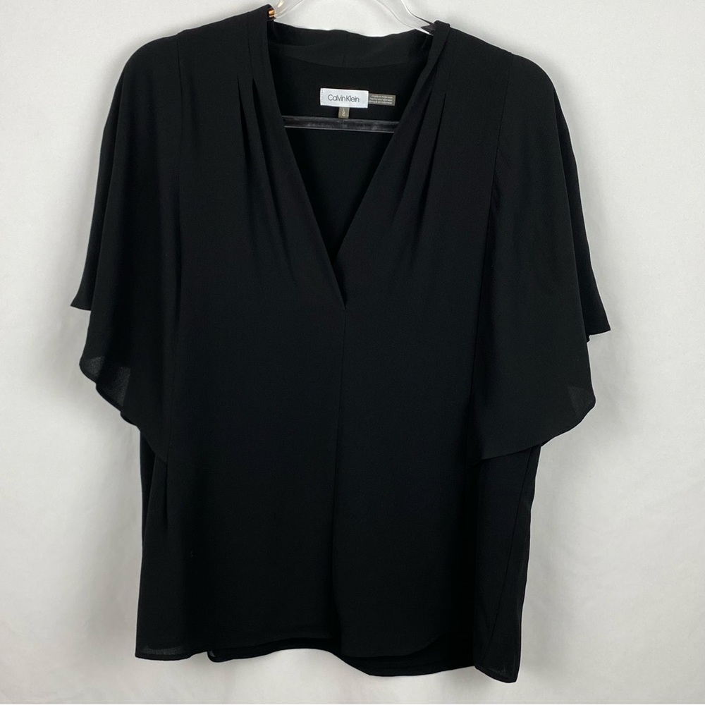 Calvin Klein black blouse, size Large